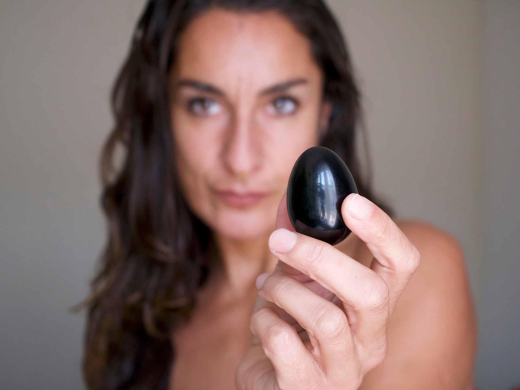 Black Obsidian Jade Yoni Egg Reiki Master 