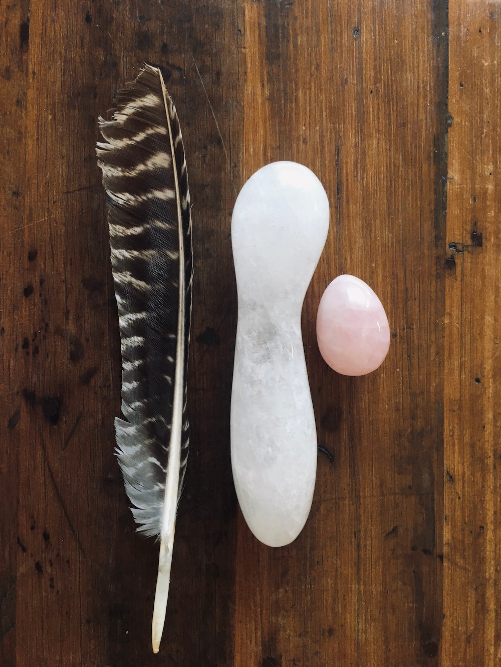 Yoni Wand Yoni Egg and Feather 