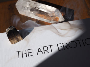 Crystal Dildo The Art Erotic Box on Table 