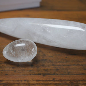 Clear Quartz Jade Egg Crystal Sex Toy 