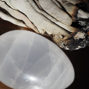 Clear Quartz Jade Egg and Sage 